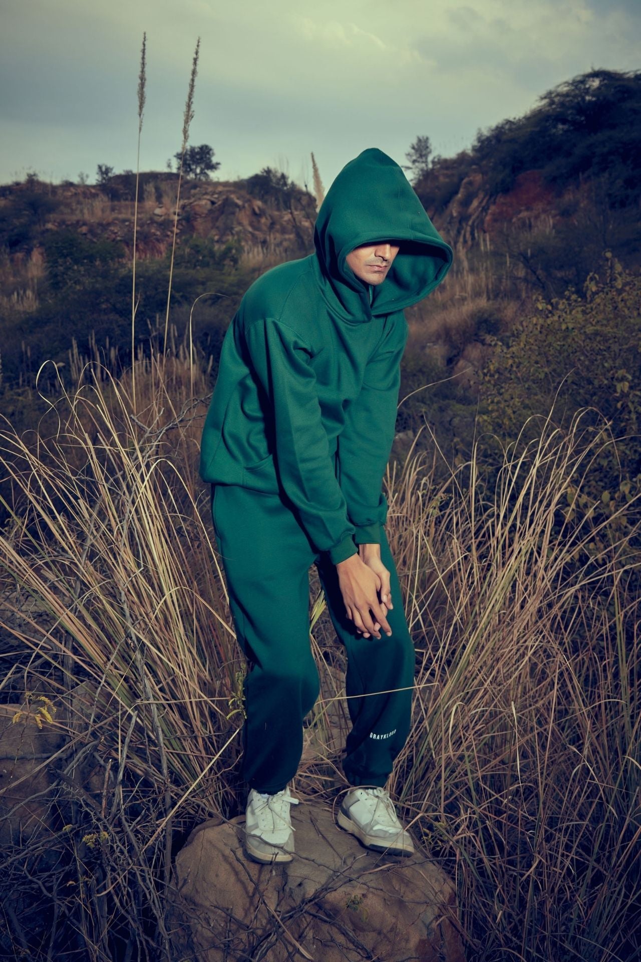 Storm Green Over-Sized Hoodie