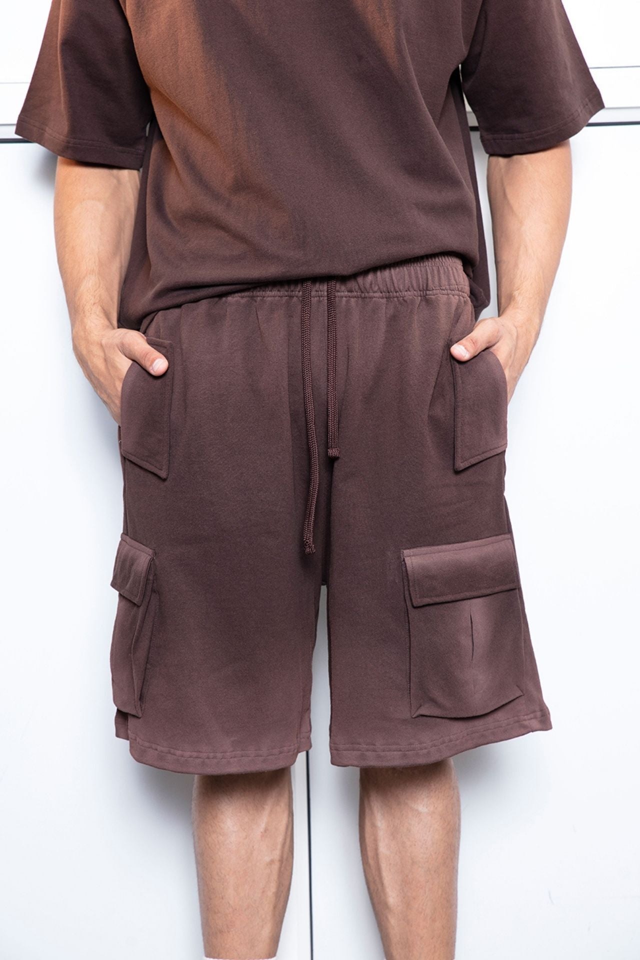 Sand Brown Cargo Shorts